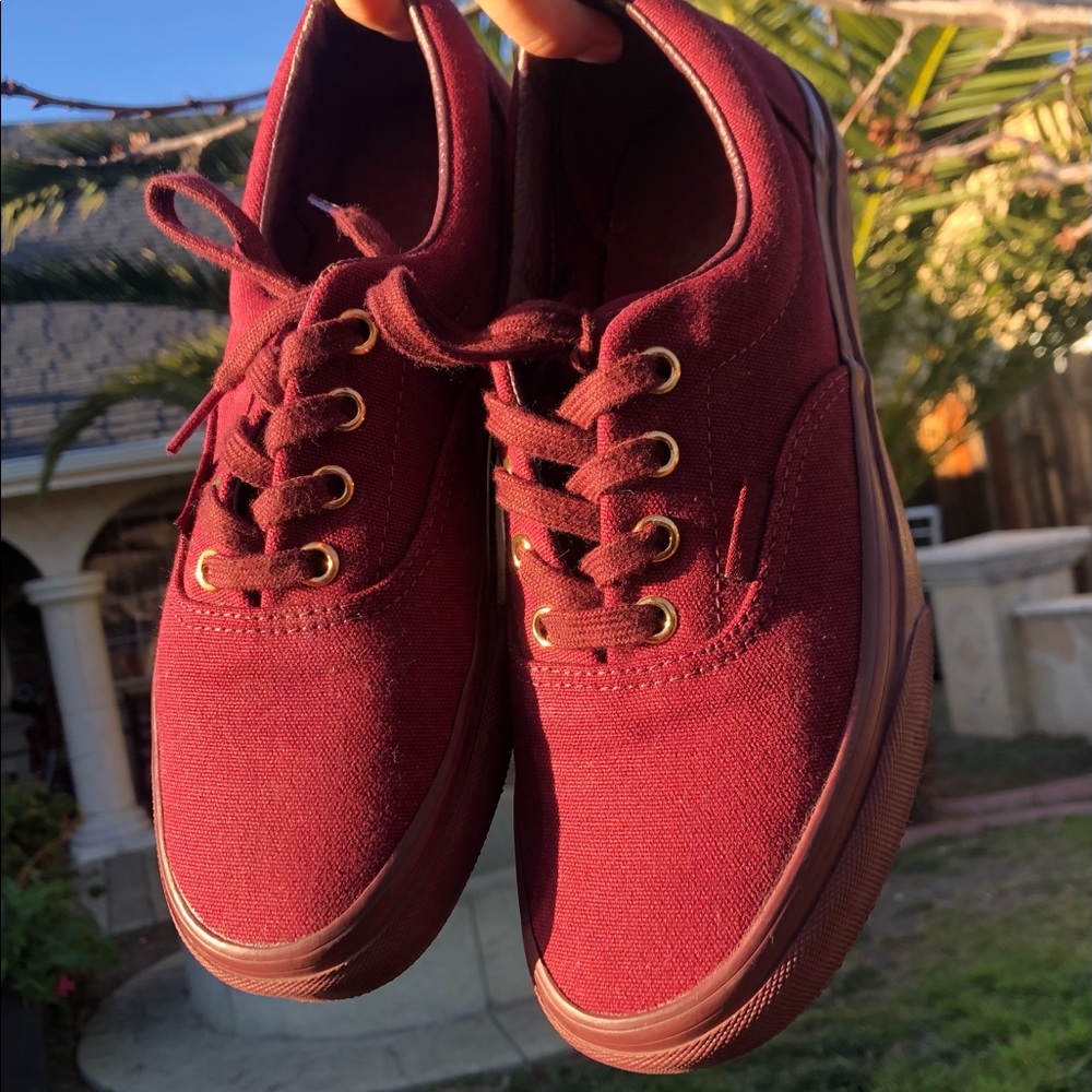 Maroon Vans
